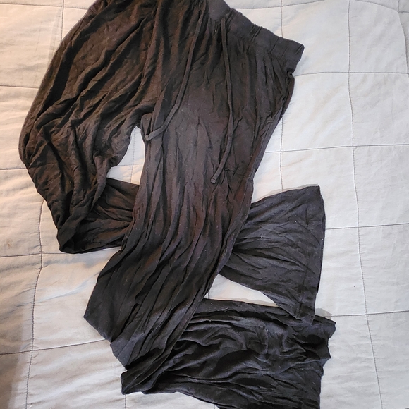 Auden Black Pajama Pants - Picture 2 of 2